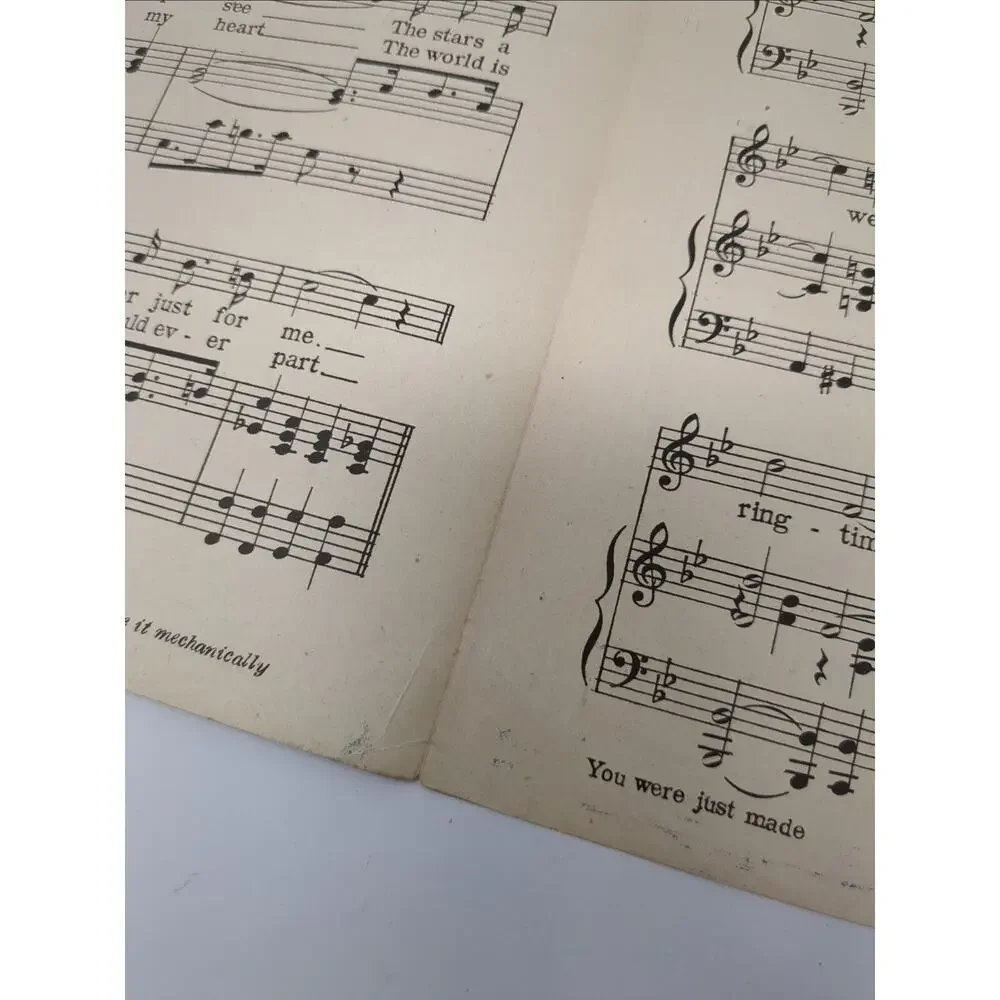 1916 You Were Just‎ Made To Order For Me Sheet Music by Harry Von Tilzer